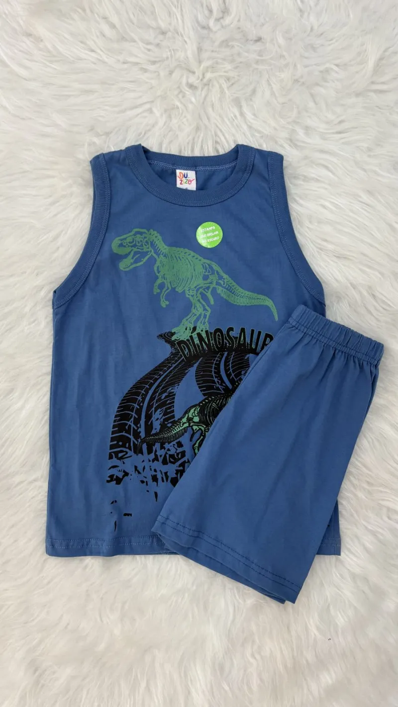 PIJAMA MASCULINO INFANTIL SM+SHORTS R135