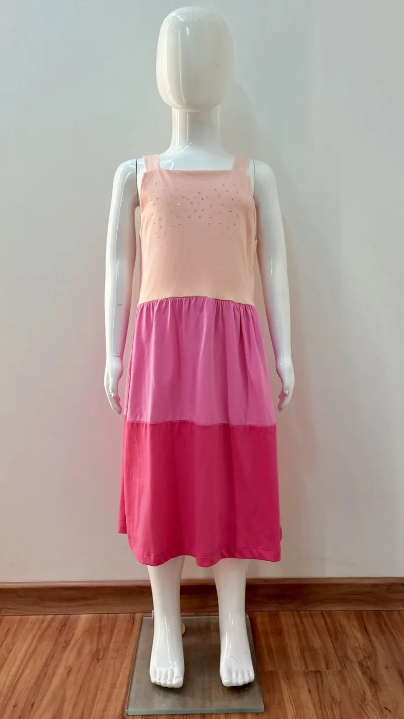 VESTIDO FEMININO INFANTIL C/ALÇA R135