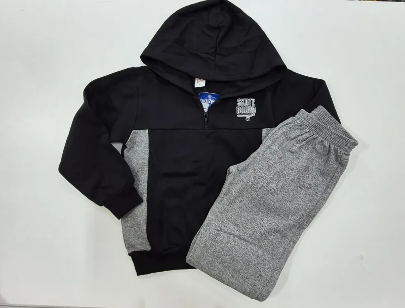 CONJUNTO MASCULINO INFANTIL MOLETOM+CALÇA