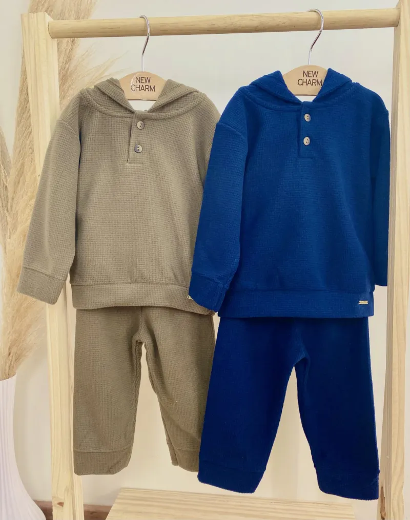 CONJUNTO MASCULINO INFANTIL CASACO+CALÇA