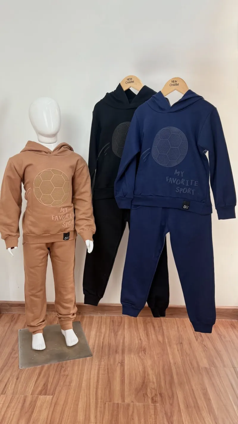 CONJUNTO MASCULINO INFANTIL CASACO+CALÇA