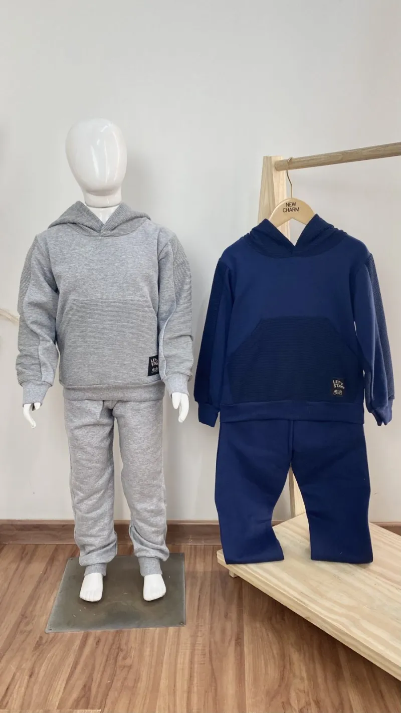 CONJUNTO MASCULINO INFANTIL CASACO+CALÇA