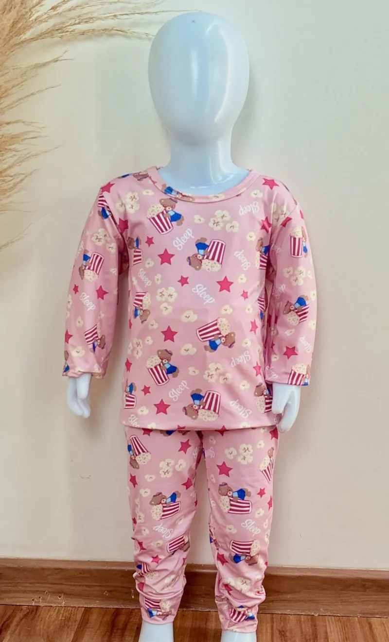 PIJAMA FEMININO INFANTIL MANGA LONGA+CALÇA