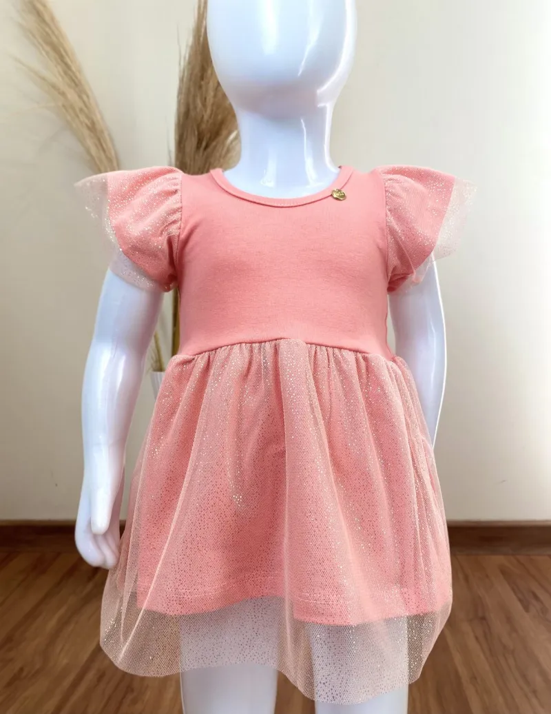 DUZIZO — VESTIDO FEMININO INFANTIL SM CURTO