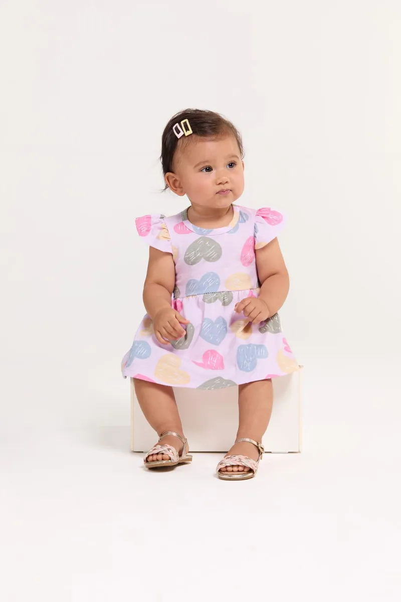 DUZIZO — VESTIDO FEMININO INFANTIL SEM MANGA CURTO
