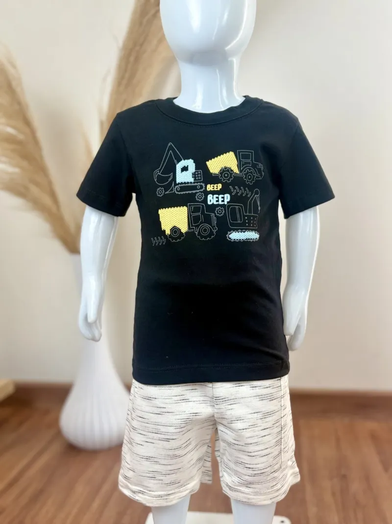 DUZIZO — CONJUNTO MASCULINO INFANTIL MANGA CURTA+BERMUDA