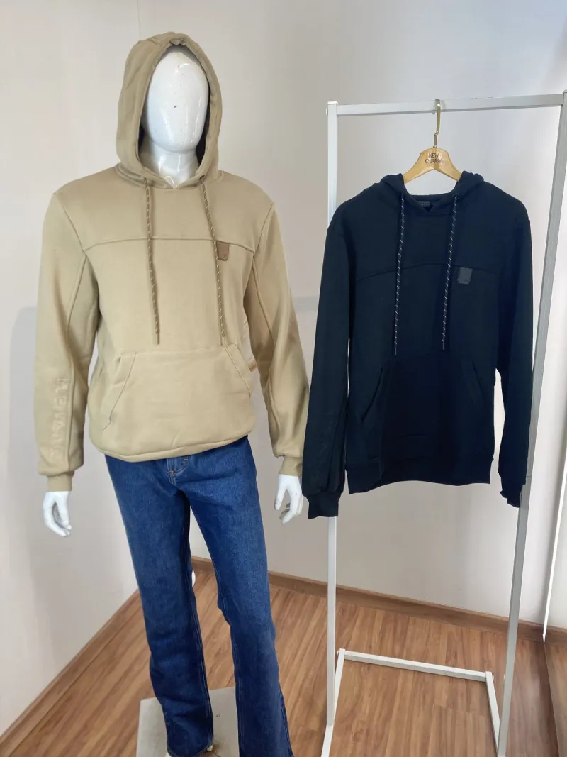 CASACO MASCULINO ADULTO MOLETOM