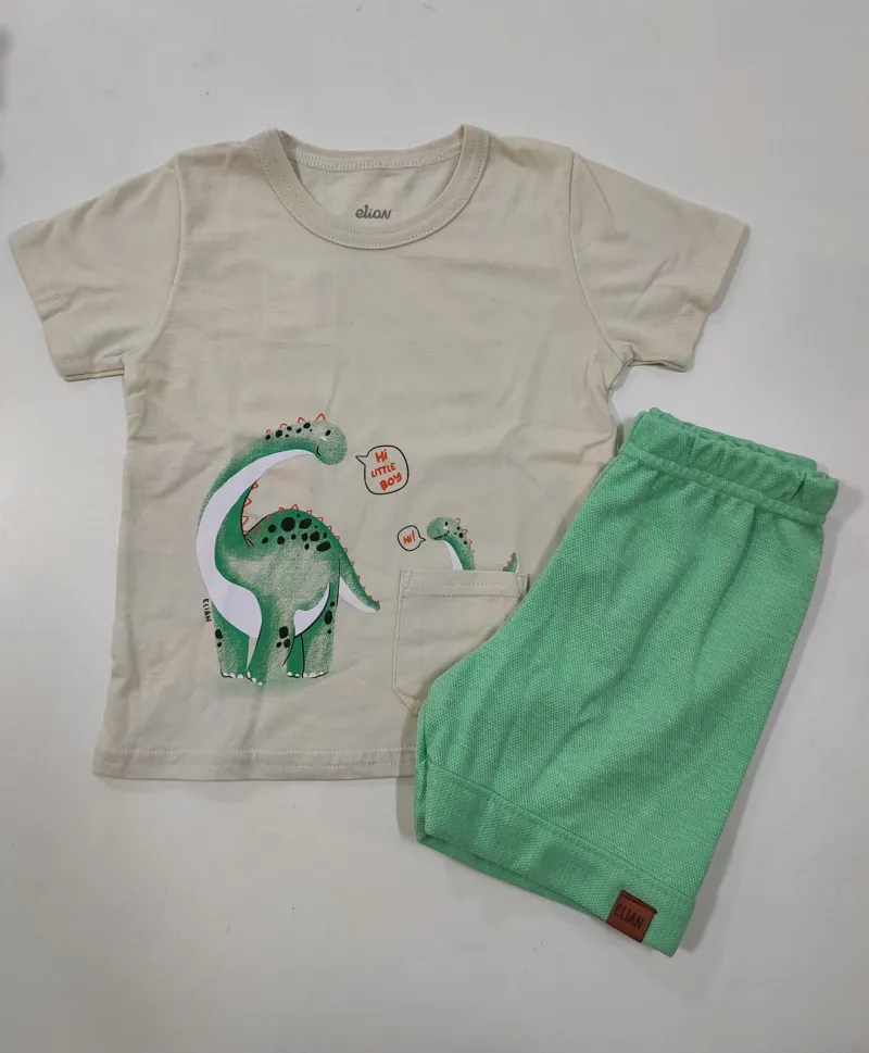 CONJUNTO MASCULINO INFANTIL SEM MANGA+BRASIL R120