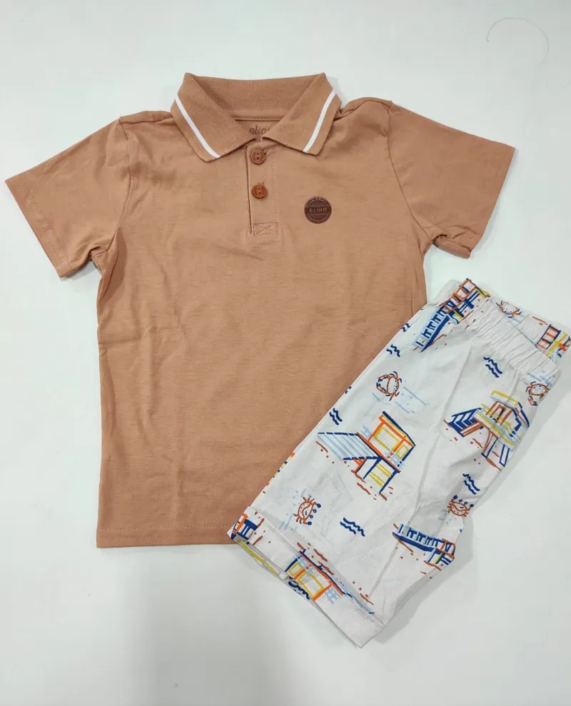 CONJUNTO MASCULINO SEM MANGA+SHORTS R120