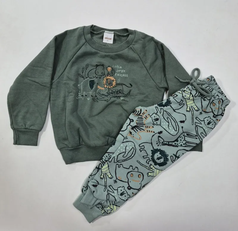 CONJUNTO MASCULINO INFANTIL MOLETOM+CALÇA R120