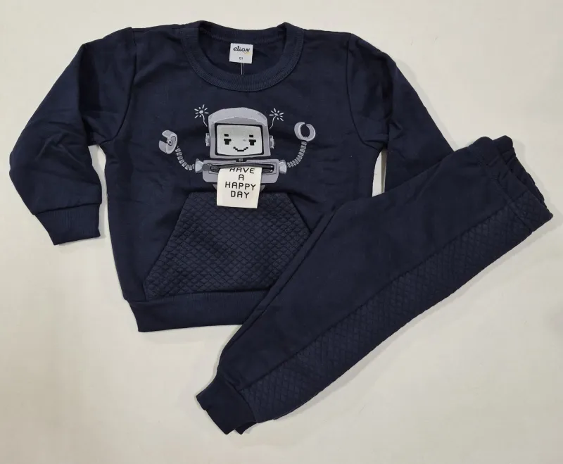 CONJUNTO MASCULINO INFANTIL MOLETOM+CALÇA R120