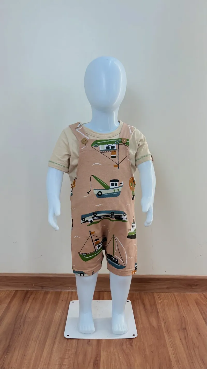 CONJUNTO MASCULINO INFANTIL SEM MANGA+JRDNIRA