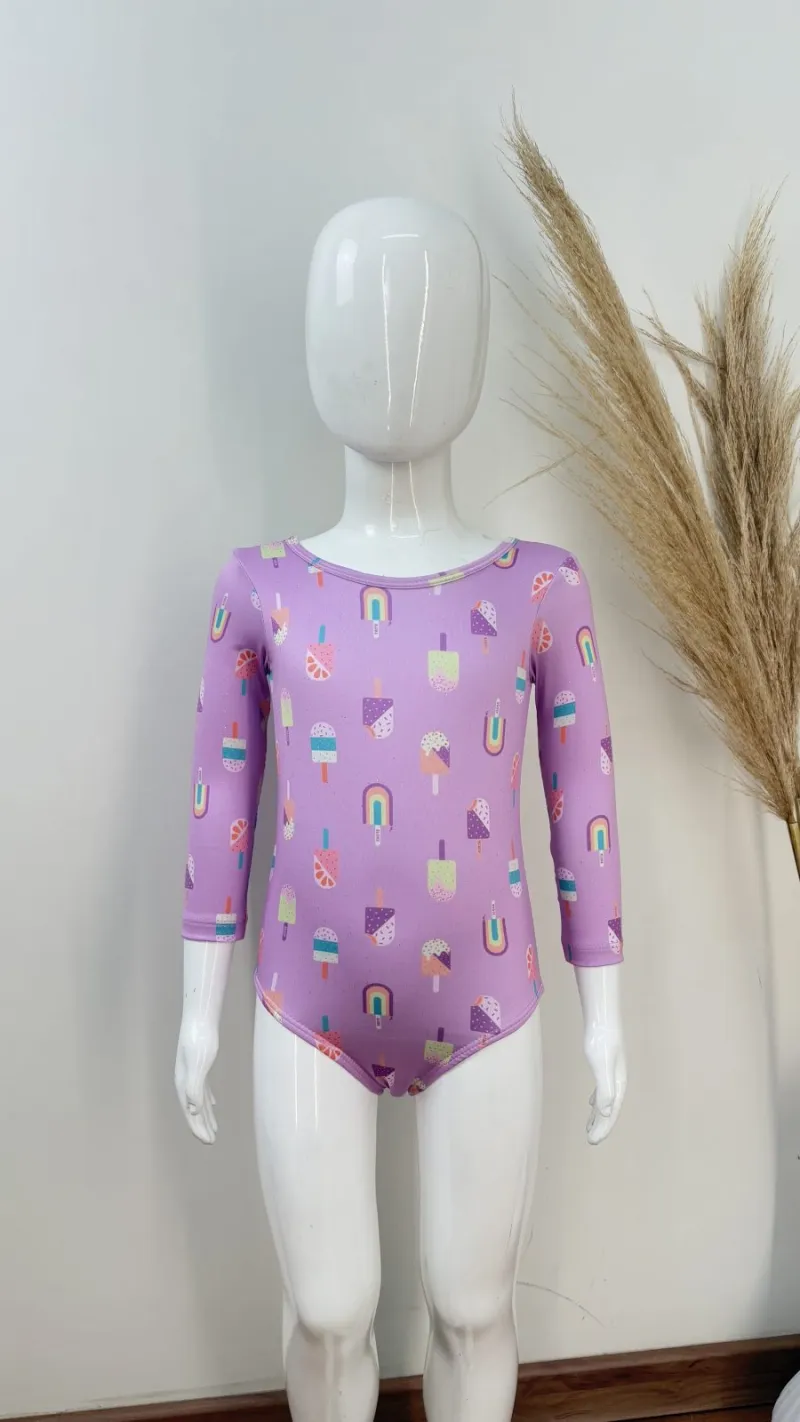 MAIO FEMININO INFANTIL MANGA LONGA