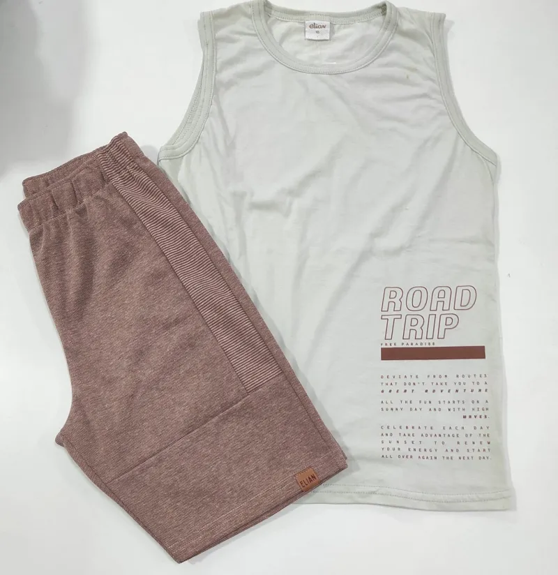 CONJUNTO MASCULINO INFANTIL SM+BRASIL R120