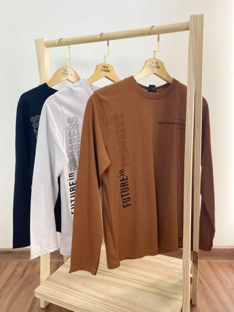 CAMISETA MASCULINO INFANTIL MANGA LONGA