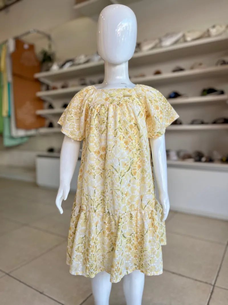 VESTIDO FEMININO INFANTIL SEM MANGA R120