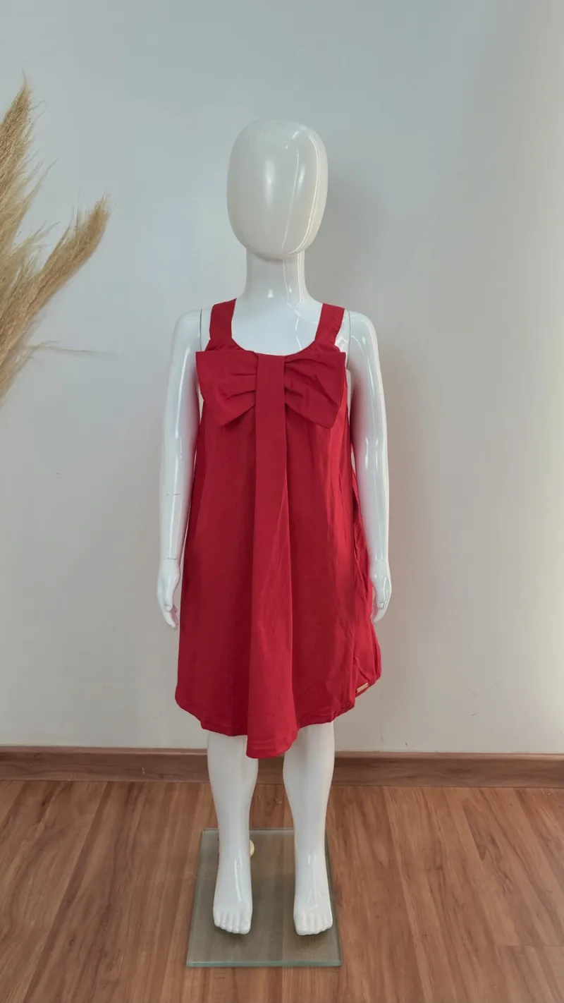 VESTIDO FEMININO INFANTIL C/ALÇA CURTO