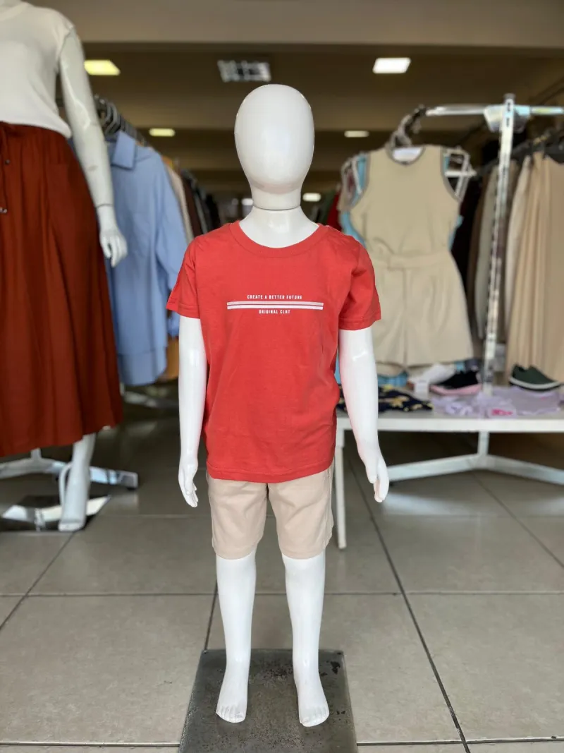 CONJUNTO MASCULINO INFANTIL SEM MANGA R120