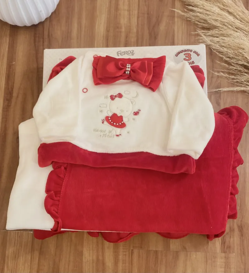 SAIDA MATERNIDADE FEM 3PÇS