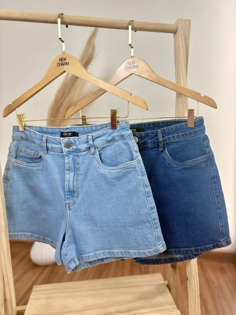 ENFIM — SHORTS FEMININO ADULTO MOM