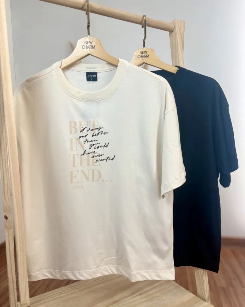 ENFIM — BLUSA FEMININO ADULTO MANGA CURTA