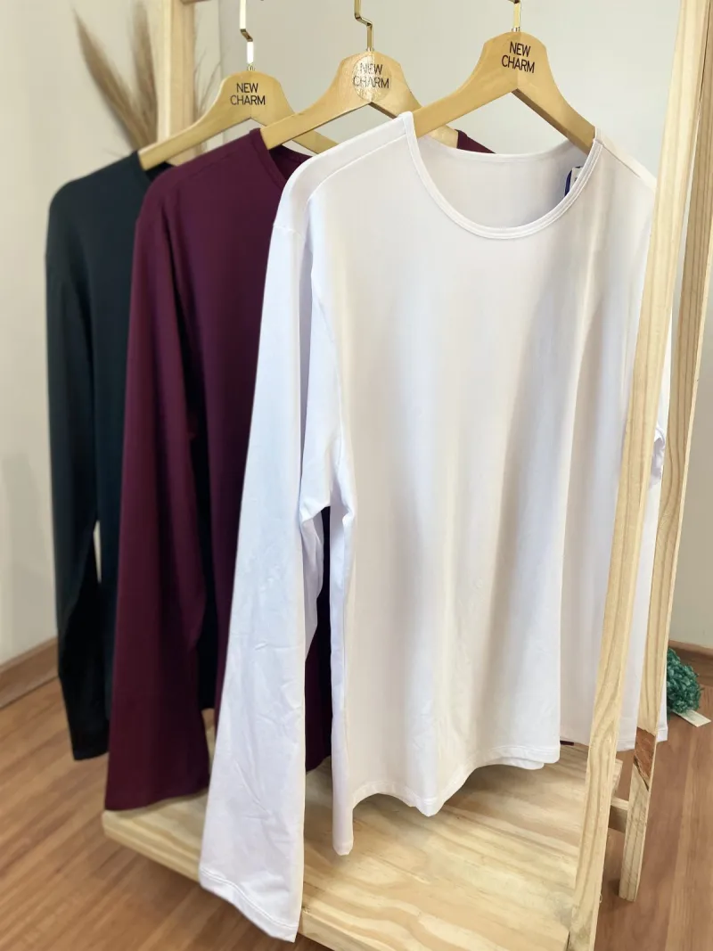 BLUSA FEMININO ADULTO MANGA LONGA FITNESS