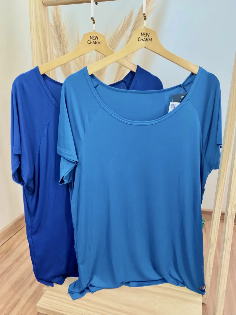 BLUSA FEMININO ADULTO FITNESS SEM MANGA
