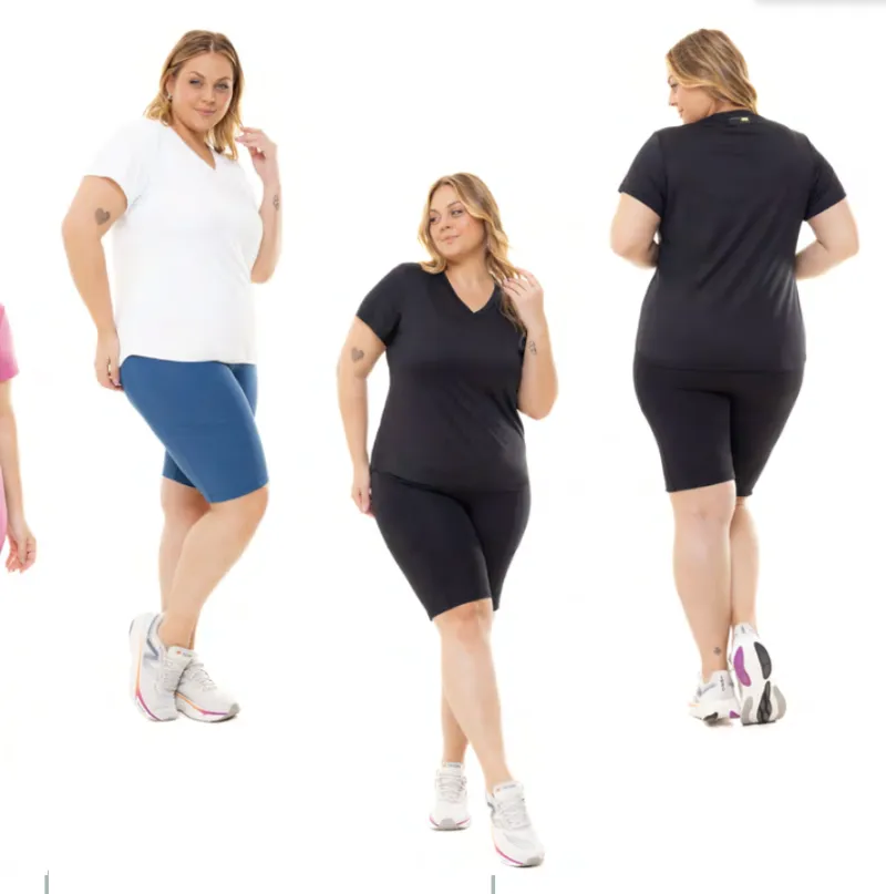 BERMUDA FEMININO ADULTO FITNESS C/BOLSO