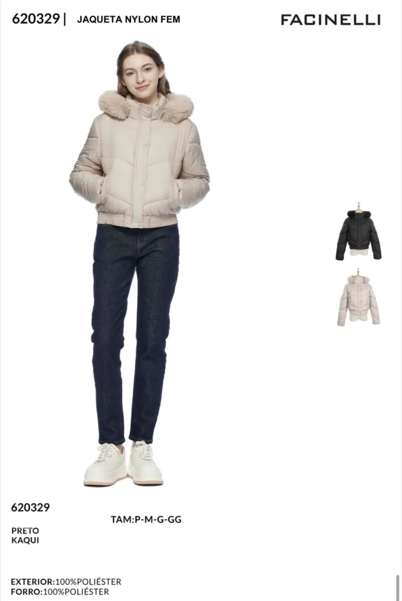 JAQUETA FEMININO ADULTO PUFFER