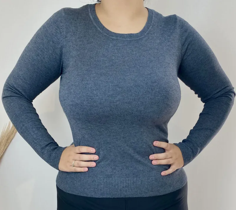 SUETER FEMININO ADULTO TRICOT