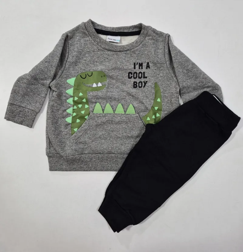 CONJUNTO MASCULINO INFANTIL MANGA LONGA+CALÇA R39