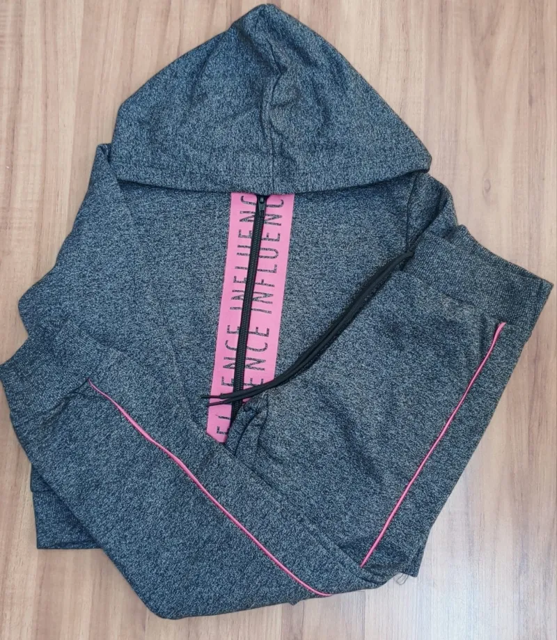 CONJUNTO FEMININO INFANTIL MANGA LONGA+CALÇA R39