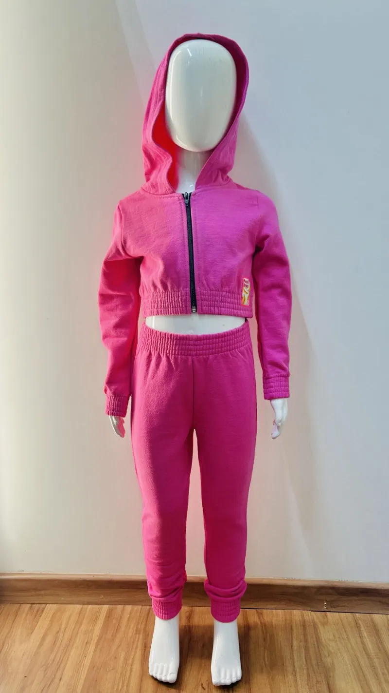 CONJUNTO FEMININO INFANTIL MANGA LONGA+CALÇA R39