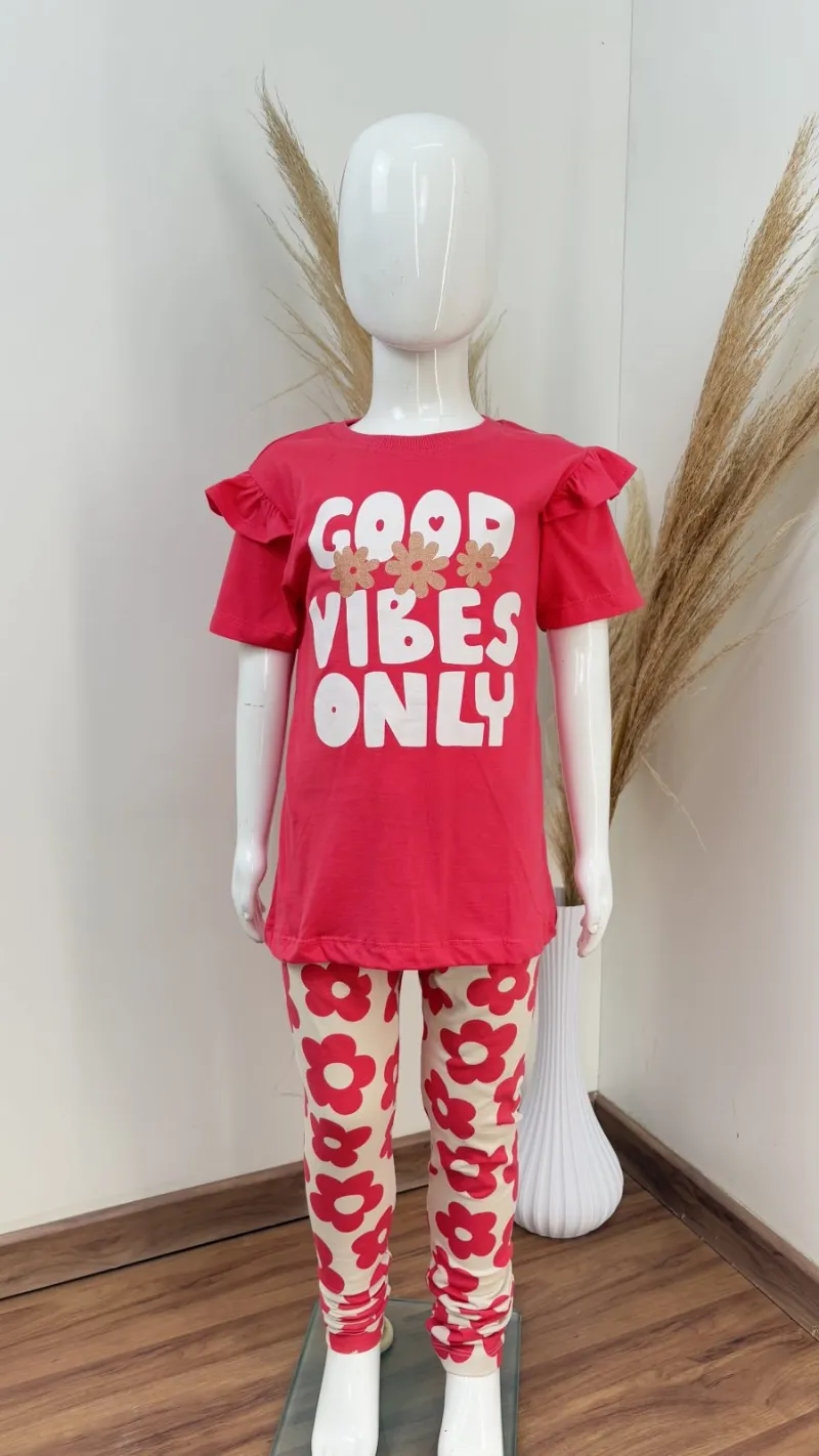 CONJUNTO FEMININO INFANTIL SEM MANGA+LEG