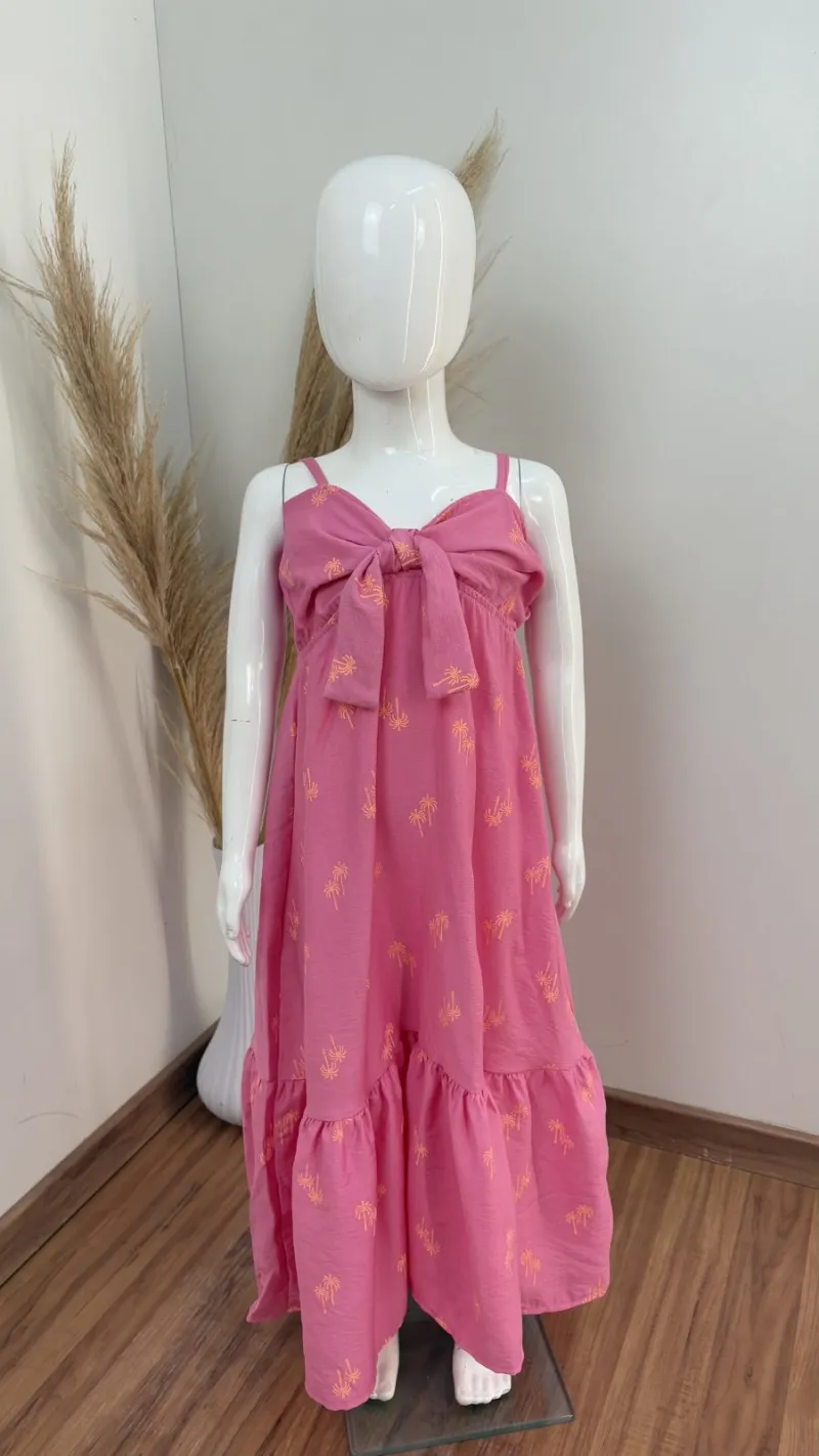 VESTIDO FEMININO INFANTIL C/ALÇA