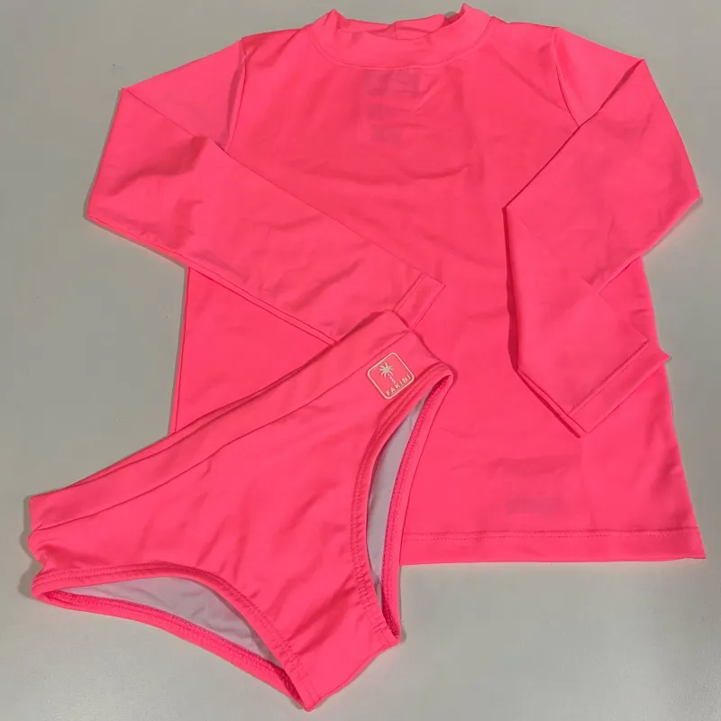 FAKINI — CONJUNTO FEMININO INFANTIL MANGA LONGA+CALCINHA R39