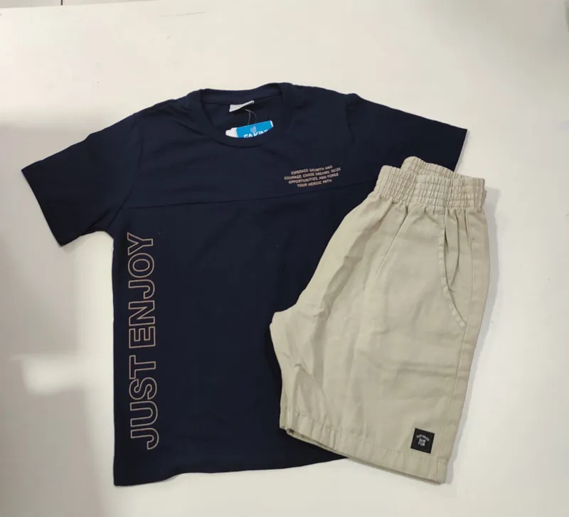 CONJUNTO MASCULINO INFANTIL SEM MANGA+BRM R39