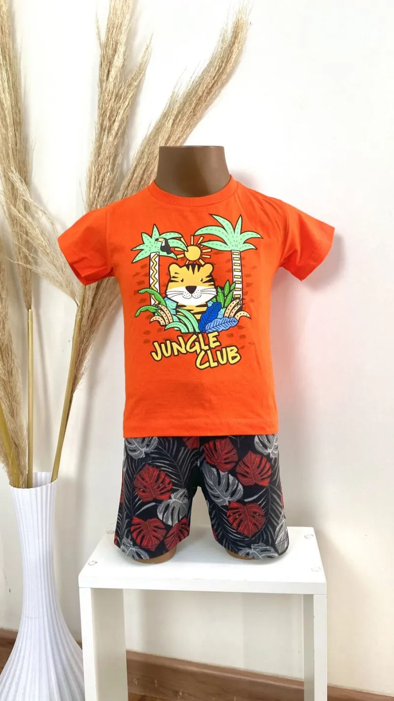 CONJUNTO MASCULINO INFANTIL SEM MANGA R39