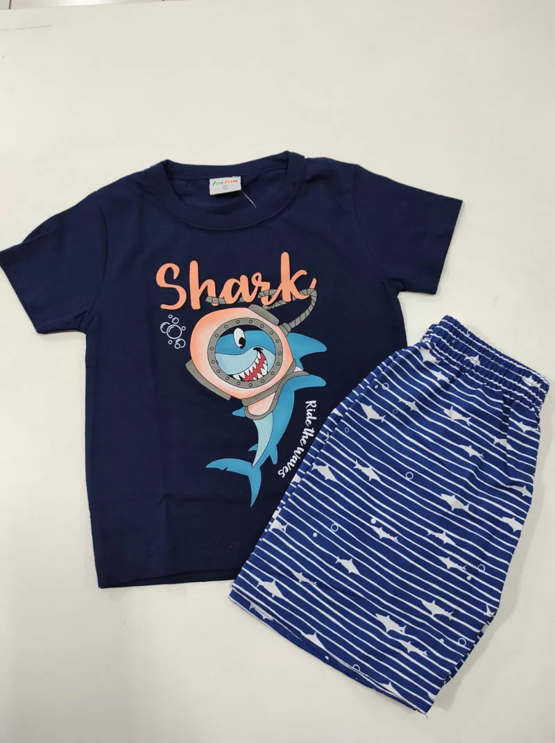 CONJUNTO MASCULINO INFANTIL SEM MANGA R39