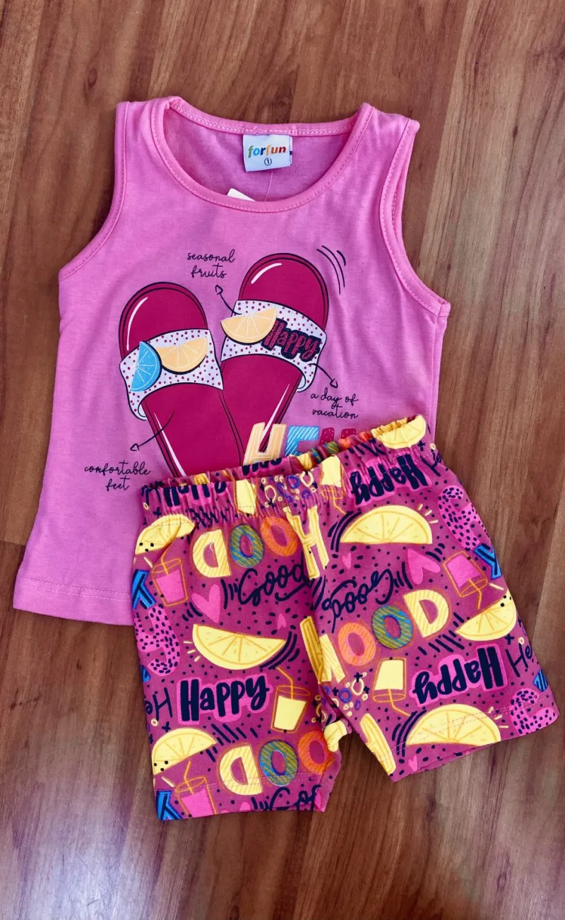 CONJUNTO FEMININO INFANTIL SM R39