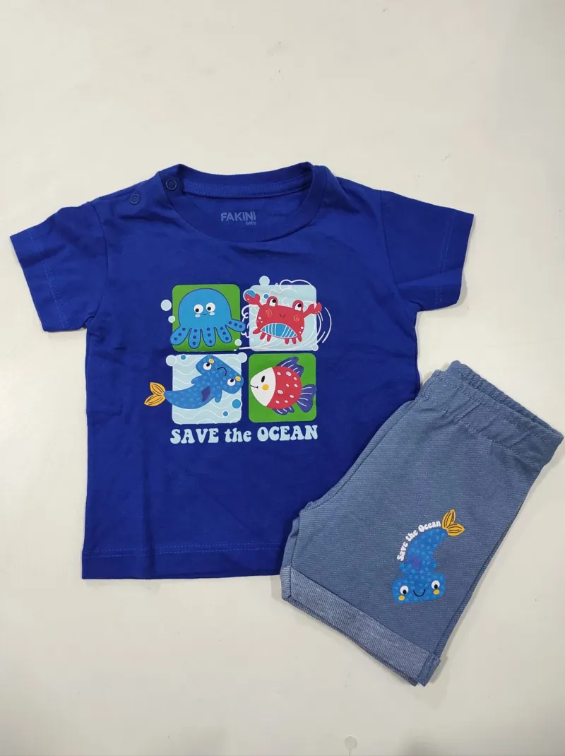 CONJUNTO MASCULINO INFANTIL SEM MANGA R39