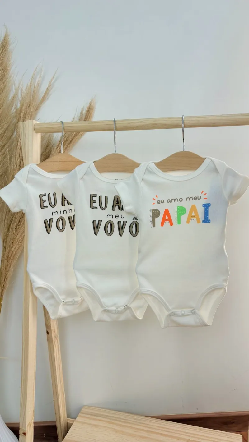 BODY UNISSEX SEM MANGA VOVÔ