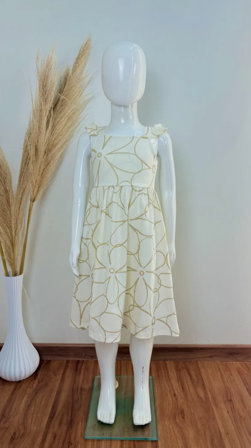 VESTIDO FEMININO INFANTIL C/ALÇA
