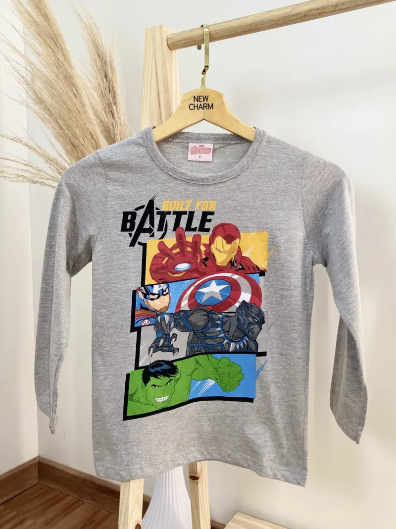 CAMISETA MASCULINO INFANTIL MANGA LONGA