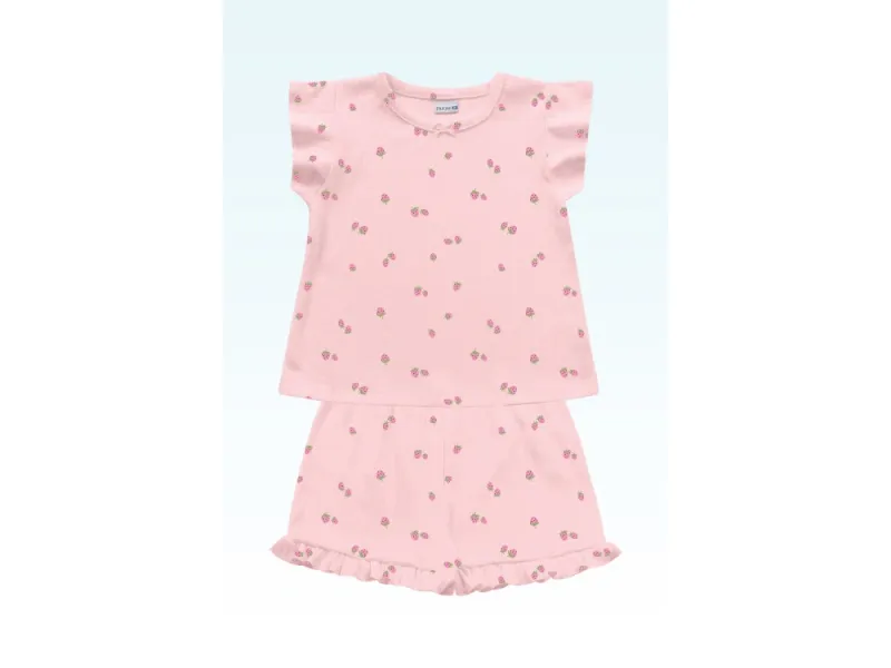 FAKINI — PIJAMA FEMININO INFANTIL MANGA CURTA+SHORTS