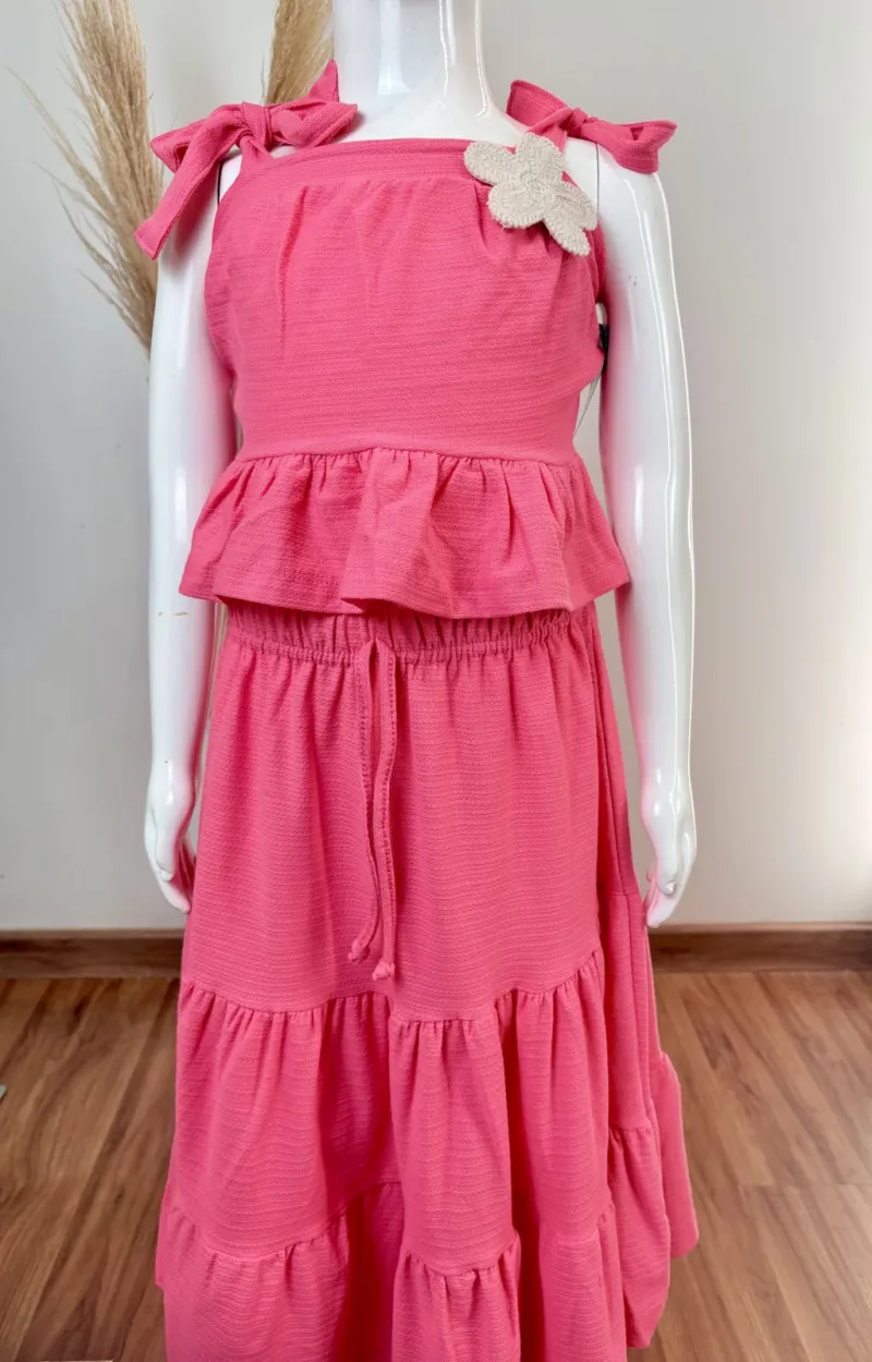 CONJUNTO FEMININO INFANTIL SM+SAIA