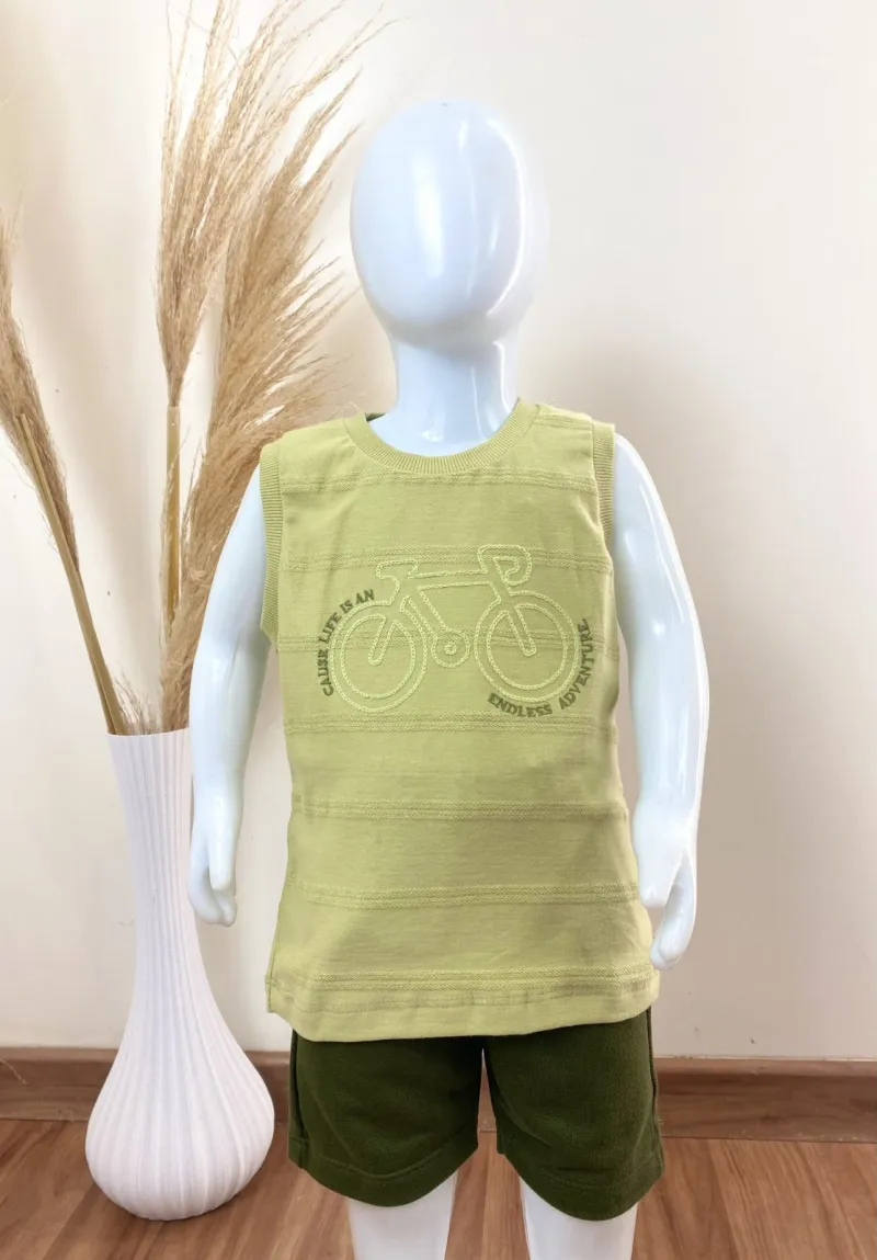 CONJUNTO MASCULINO INFANTIL SM+BERMUDA