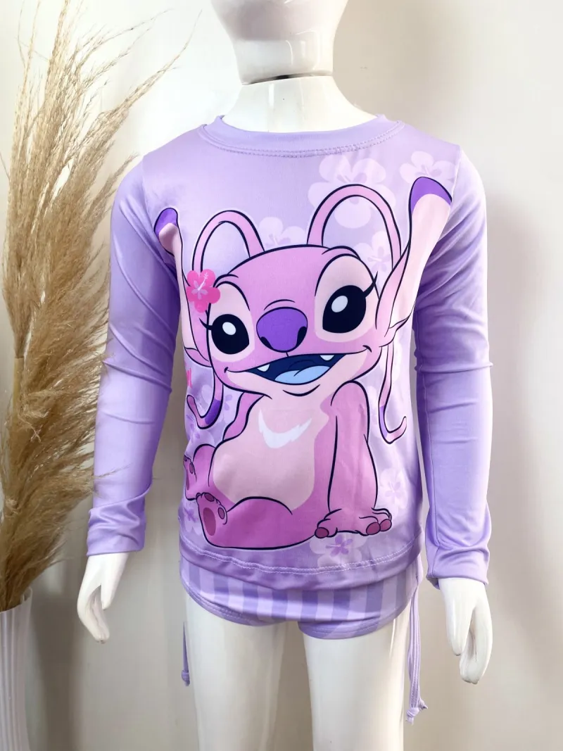 CONJUNTO FEMININO INFANTIL MANGA LONGA+CNH