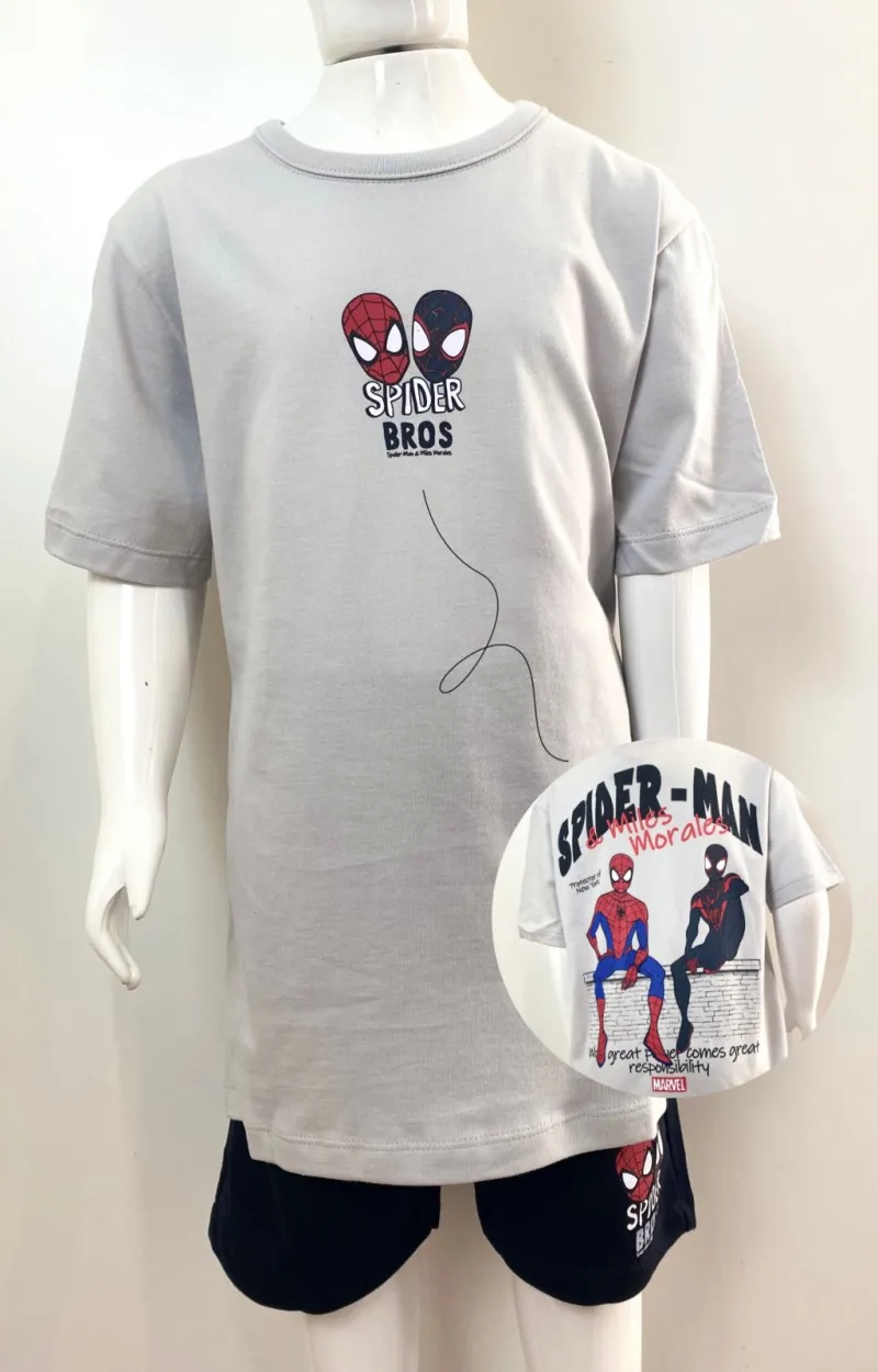 CONJUNTO MASCULINO INFANTIL SEM MANGA+BERMUDA