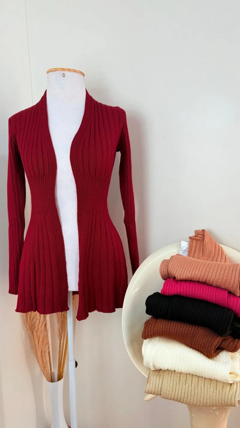 CARDIGAN FEMININO ABERTA TRICOT R74